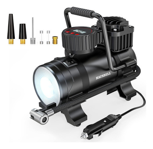 Hausbell Bomba De Compresor De Aire Porttil De Material Metl 0