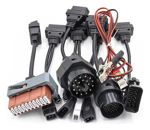 Kit 8 Adaptadores Cables Obd Para Autos Delphi Launch Autel 0
