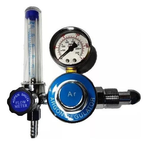 Válvula Reguladora Argón Atal Con Caudalimetro Mig Tig 0