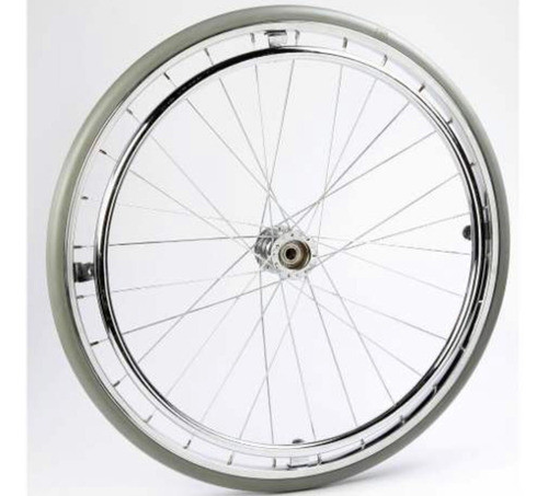 Repuesto Rueda Maciza Completa Silla De Ruedas 60 0