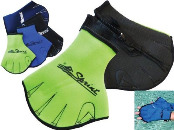 Sprint Aquatics Swim Team Fingerless Gloves - Large 0