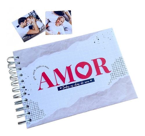 Livro Álbum Namorados Para Meu Amor Personalizado Com Nomes 0