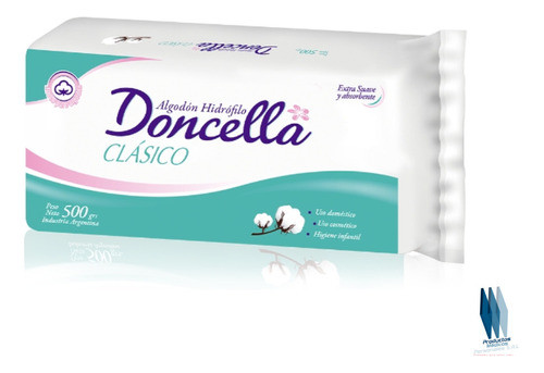 Algodón Doncella Clasico Extra Suave 500 Grs Pack X 5 0