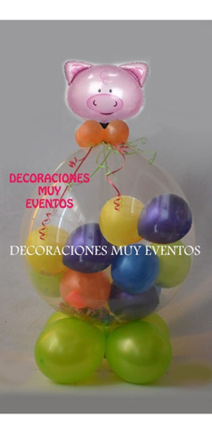 Piñata Chancho Chanchito Cerdito Globos  Animales De Granja 0 Piñata Chancho Chanchito Cerdito Globos  Animales De Granja 0