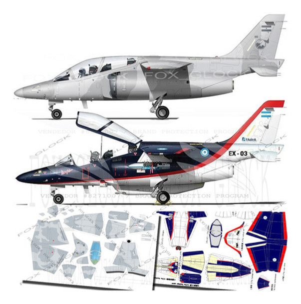 Ia 63 Pampa 2 Versiones Papercraft Escala 1.50 0