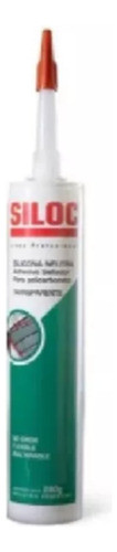 Sellador Adhesivo 90% Silicona Neutra Policarbonato Siloc 0