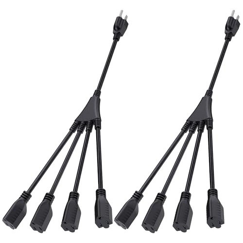 Cable Divisor 4 Tomacorrientes 2 Unidades 0