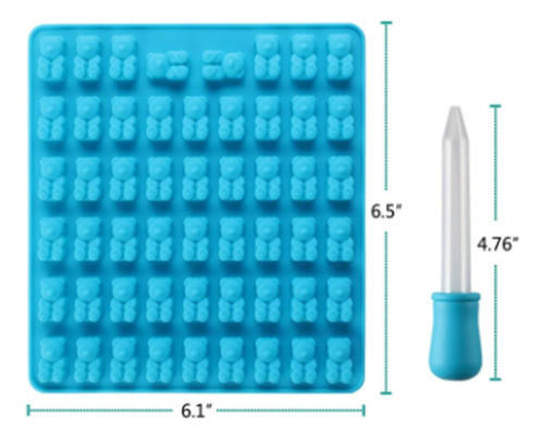 Molde Ositos Silicona 0