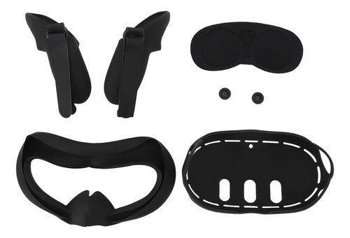 Conjunto De Capa Protetora Vr, Lente De Capa Facial De Silic 0