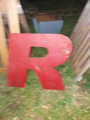 Letras En Chapa Hojalata U R 0