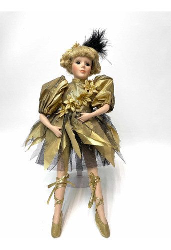 Muñeca Antigua Importada Altura 43 Cm 0