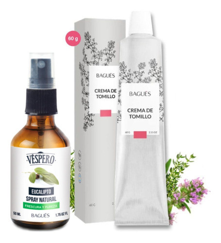 Spray Eucalipto Y Crema Tomillo Bagues 0