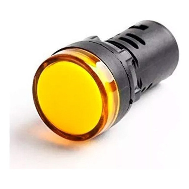 Ojo De Buey Luz Piloto Amarillo Led Señalizador 220v 22mm 0