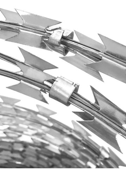 Concertina Doble Cruzada De 70 Cm X 18 Metros 0