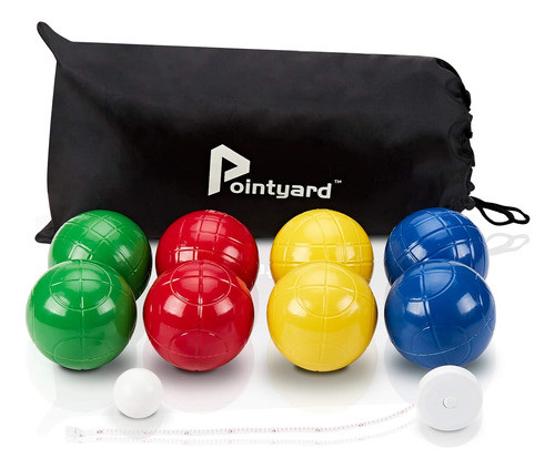 Conjunto De Bolas De Bocce De 90mm Incluye 8 Bolas Y Mochila 0