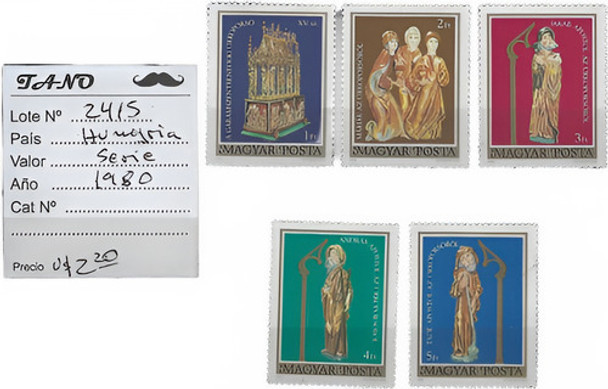 Lote2415 Hungría Serie Completa Mint Año 1980 0
