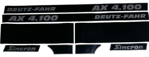 Juego De Calcos Para Tractor Deutz Ax 4.100 0