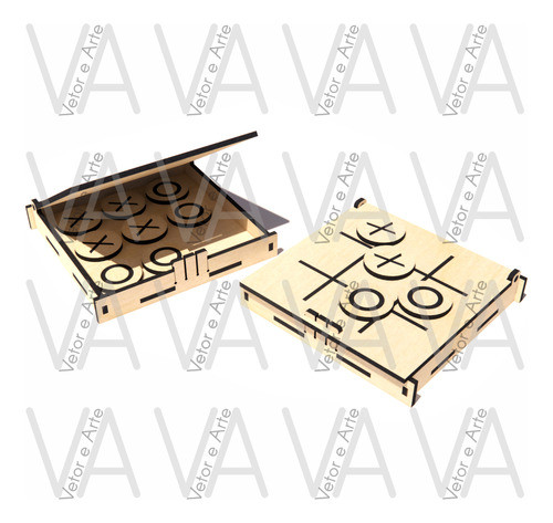 Vetor, Jogo Da Velha, Cnc Laser 0