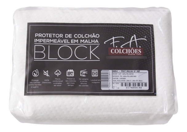 Protector Cubre Colchón Silencioso Impermeable 2 Plazas 0