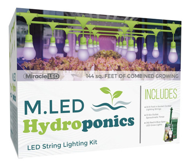 Hidroponía Led De Interior Kit De Luz De Crecimiento I... 0 Hidroponía Led De Interior Kit De Luz De Crecimiento I... 0