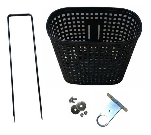 Canasto Para Bicicleta Delantero Plastico Reforzado 0