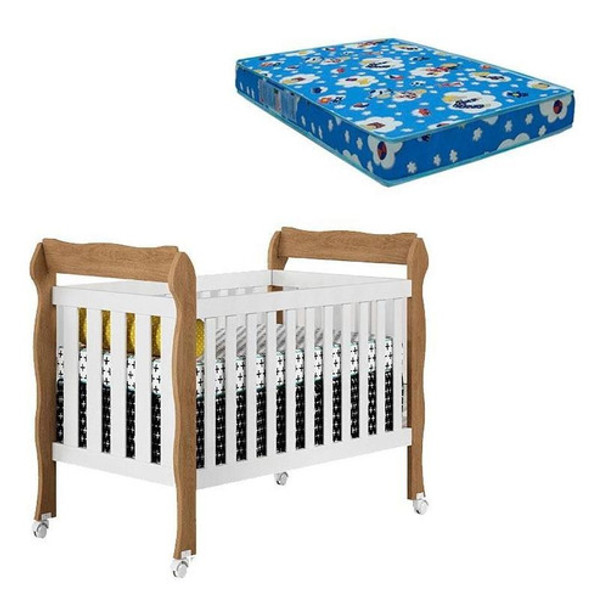 Berço Americano Lila Branco Acetinado Amadeirado Com 0 Berço Americano Lila Branco Acetinado Amadeirado Com 0