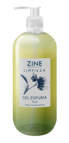 Zine Gel Espuma De Limpieza Tilo X 340 Ml 0