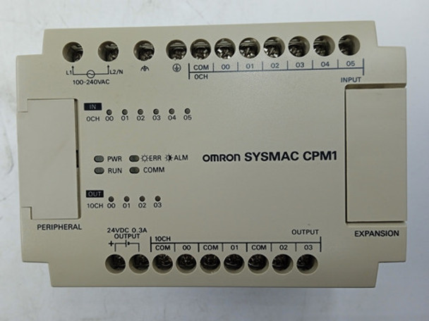 Clp Omron Cpm1-10cdr-a  100-240v  6in --4 Out 0