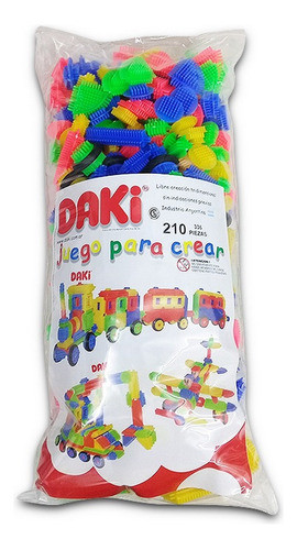 Daki Bolsa 336 Piezas Bloques Ruedas Y Caritas Ploppy 117210 0