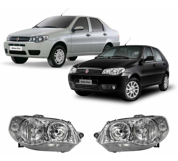 Juego Optica Fiat Palio Siena 2010 2011 2012 2013 2014 2015 0