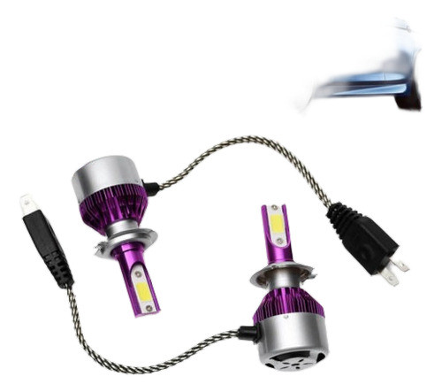 2pcs Cree 160w H7 Llevó El Kit De La Linterna 6000k Bulbos B 0