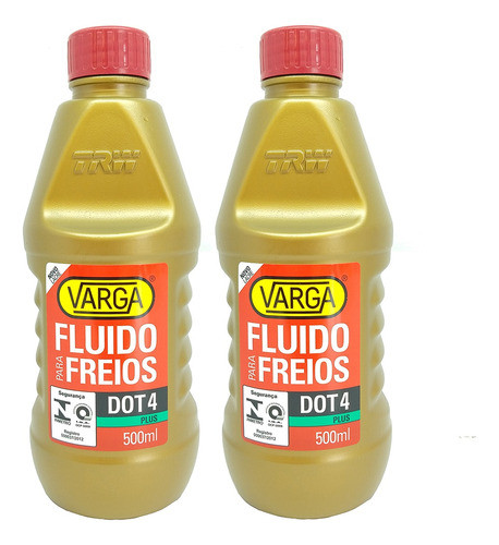 Kit 2 Oleo Fluido Freio Dot4 500ml Trw Varga 0