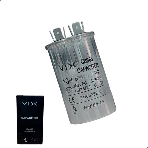 Capacitor Bobina De Partida Ar Condicionado Split 10uf 250v 0
