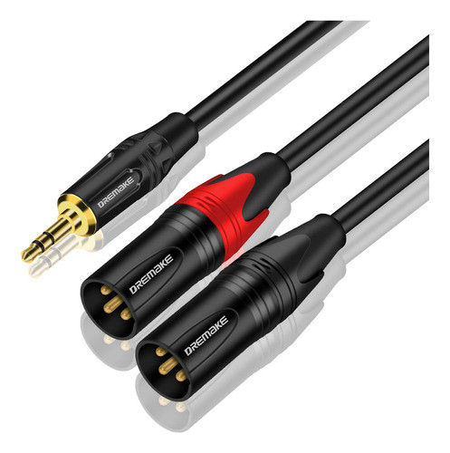 Dremake Trs - Cable De Conexion De Audio Macho De 0.138 in A 0
