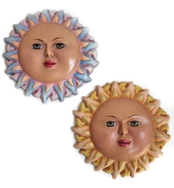 Solcitos De Cerámica Del Artista E Alvarez Tonalá De México 0