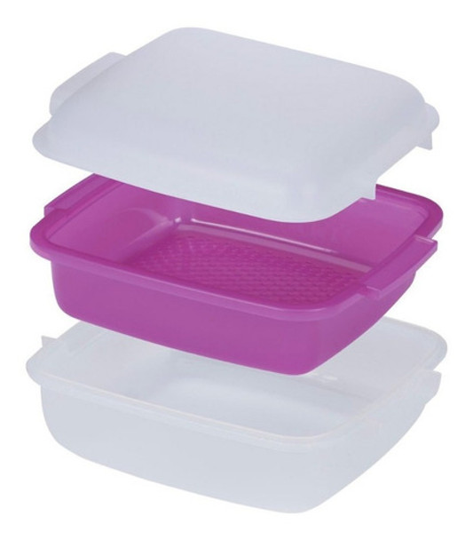 Bandeja Vaporiera P/ Microondas Whirlpool Original 3 Piezas 0