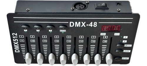 Consola Dmx-48 Mini Controlador Canales Portatil 0