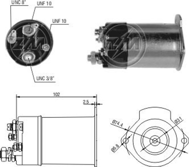 Solenoide Gm Apache Silverado Jeep John Deere Massey Ferguso 0 Solenoide Gm Apache Silverado Jeep John Deere Massey Ferguso 0