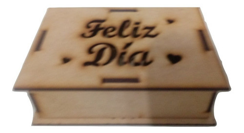 Caja Calada Tapa Encastre Dia De La Madre 10x15x5 Cm Alto 0