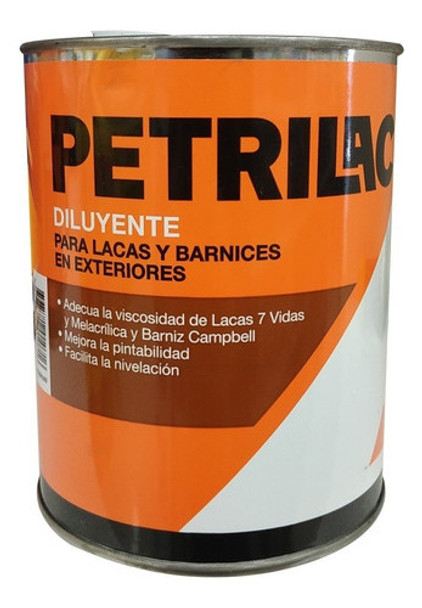 Diluyente Melacrilico Petrilac X 0,5 Litros Pintumm 0
