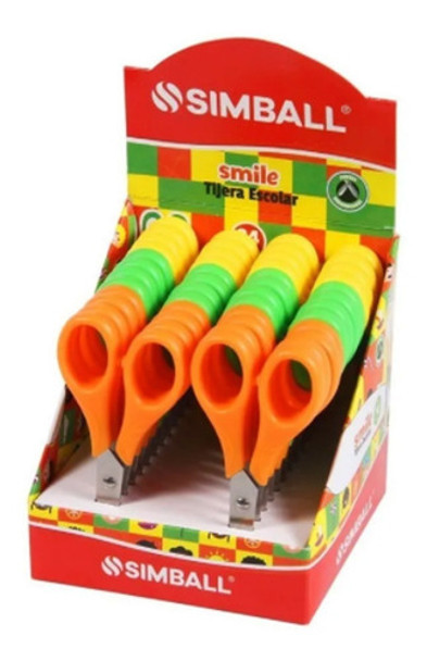 Tijera Simball Smile 12 Cm Escolar X Unidad 0