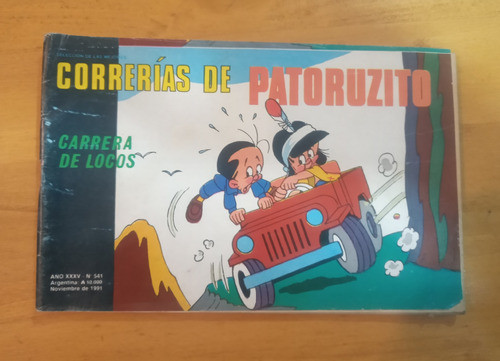 Revista Correrías De Patoruzito N.541 - Noviembre - 1991 0