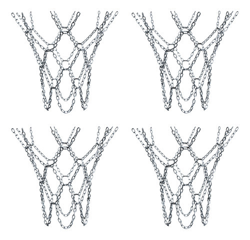 4 Redes De Cadena Eslabón X-12s (modelo Sin Ganchos) 0