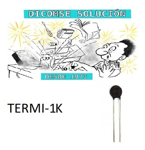 Termistor Disco Ntc 10% 1k Termi-1k 0