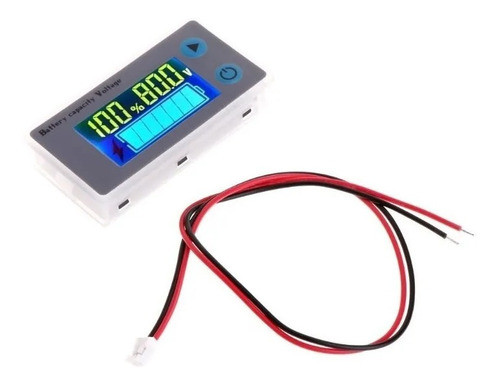 Voltimetro Dc Digital 10 A 100v Medidor De Nivel De Bateria 0