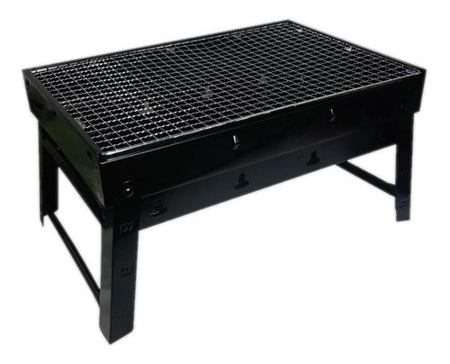 Parrilla Barbacoa Portátil Móvil Para Carbón Garage Impo 0