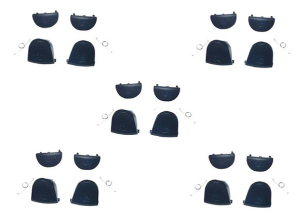 5 Kits Botões Gatilho V4 Jdm Jds 040 Para Controle De Ps4 0