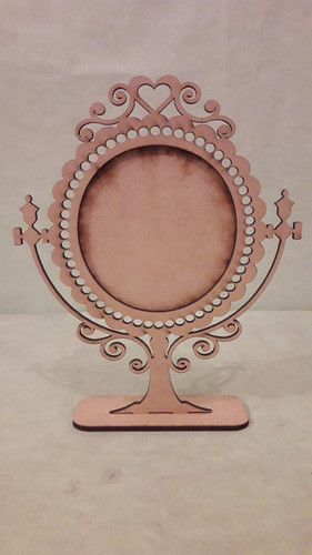 15 Espejos De Mesa Vintage Modelo N°2  Fibrofacil 0