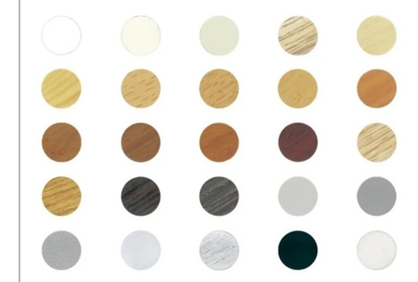 Tapa Tornillos Autoadhesivos Melamina X 50u Varios Colores 0