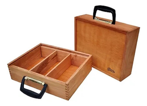 Valija De Pintor Tapa Corrediza Fime Caja De Madera Chica 0 Valija De Pintor Tapa Corrediza Fime Caja De Madera Chica 0